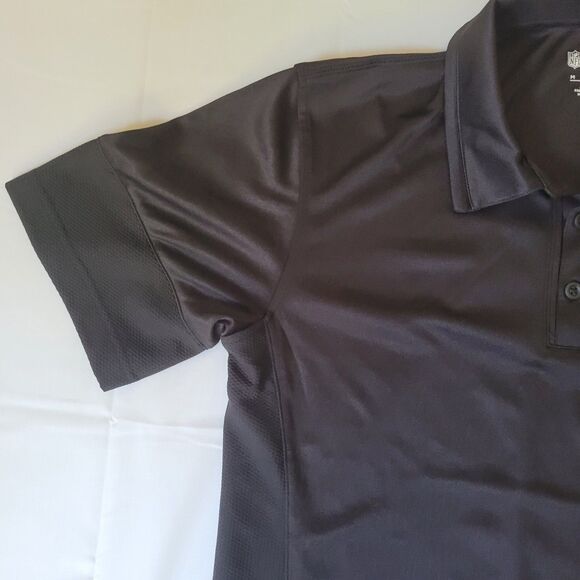 Los Angeles Rams Polo Shirt Men’s Medium NFL Team Apparel Black Golf Polo - Picture 8 of 9